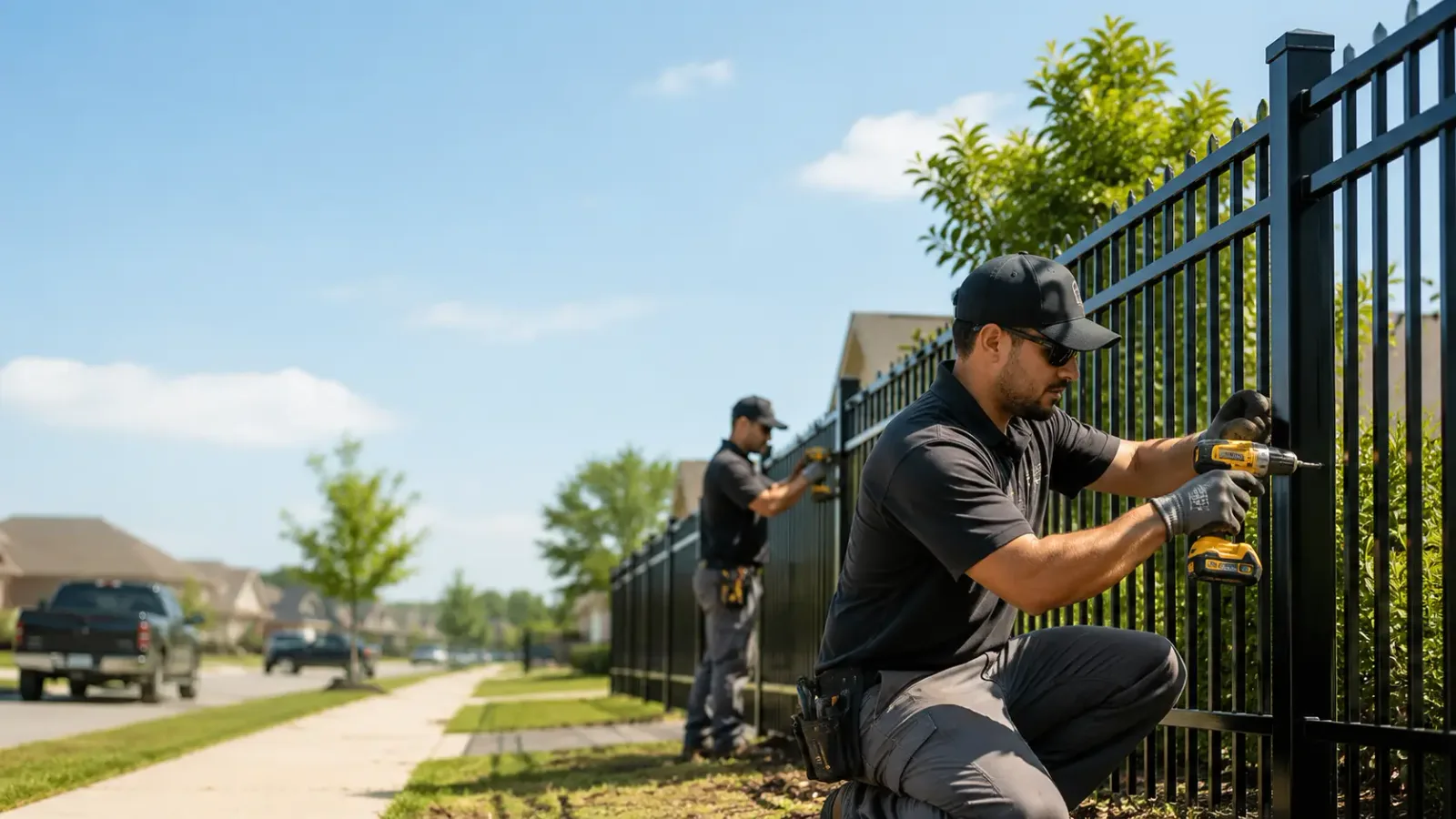 Metal Fence Installation in Heidrick, KY